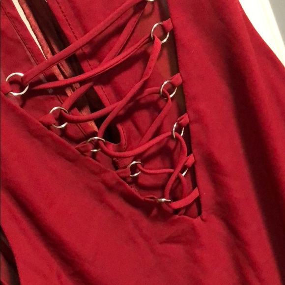 Lace up bodysuit NWOT - Picture 5 of 5